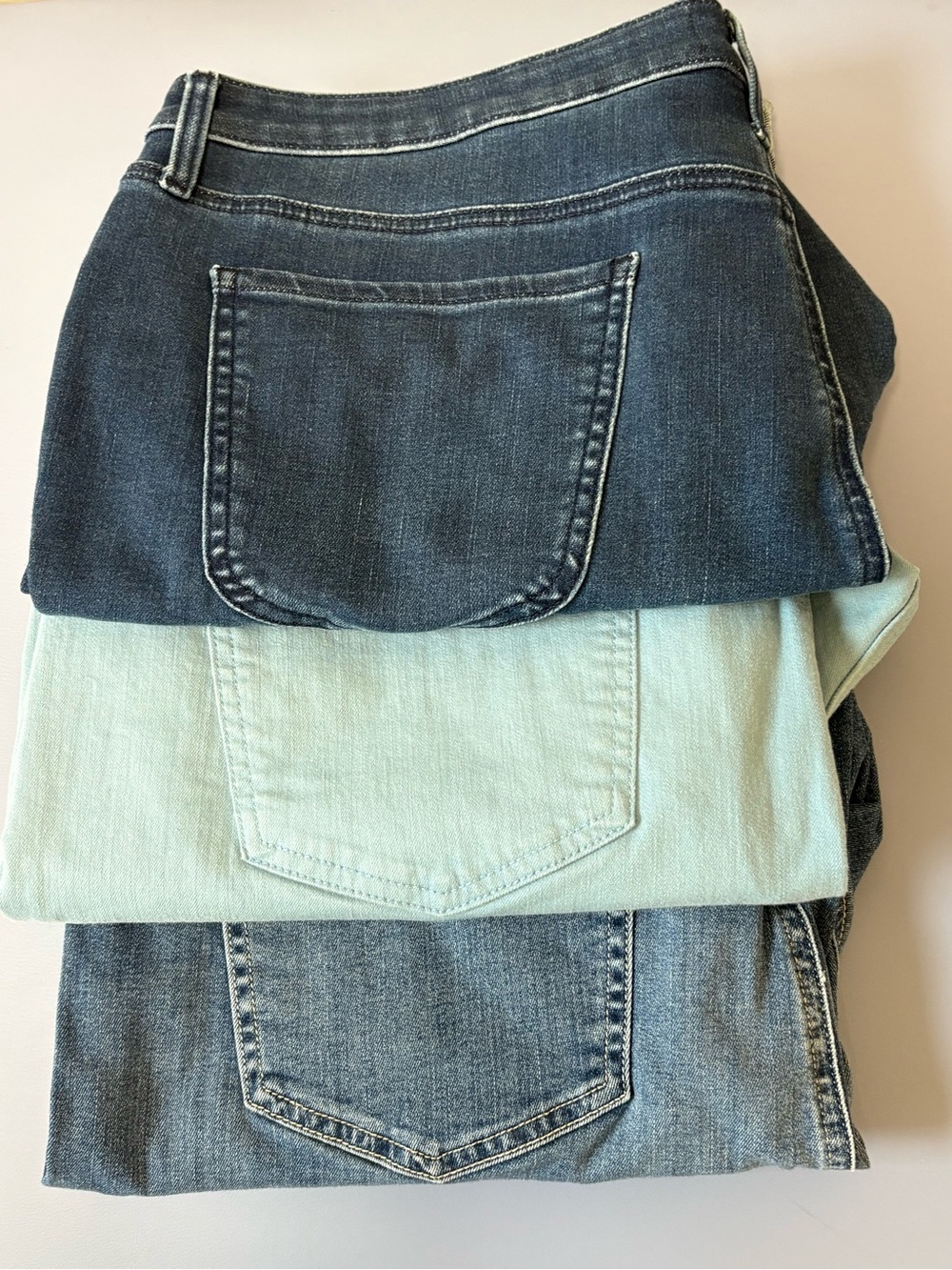 NYDJ Women's Jean Shorts- Dark Blue, Light Blue, 3 pair!! - Picture 11 of 11